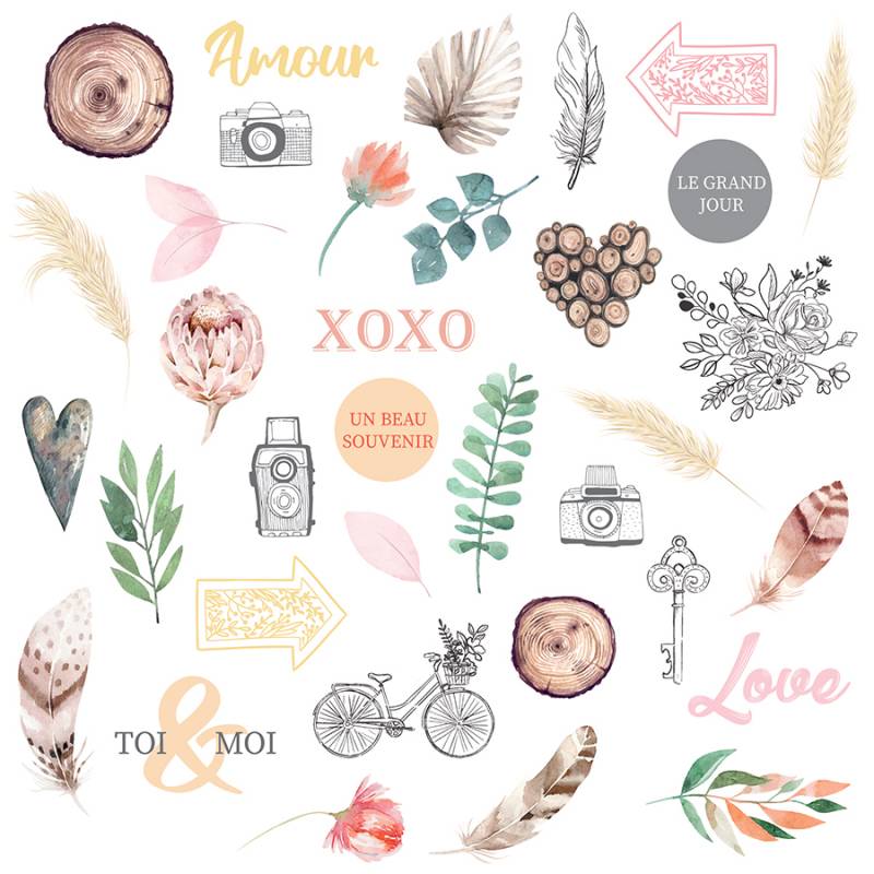 Die Cuts Calques - Romance