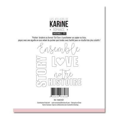 Pochoir Broderie - Les Ateliers de Karine - Ensemble, Etc