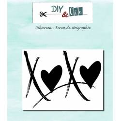 Pochoir Silkscreen - DIY & Cie - XOXO