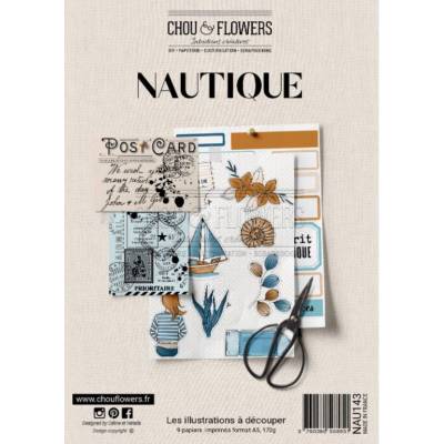 Papiers A5 - Chou & Flowers - Les illustrations - Nautique