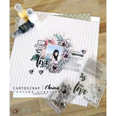 Tampons CartoScrap - Je t'embrasse