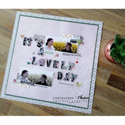 Tampons CartoScrap - Alphabet Fleurs A à M