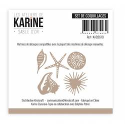 Dies - Collection Sable d'Or - Set de coquillages - Les Ateliers de Karine