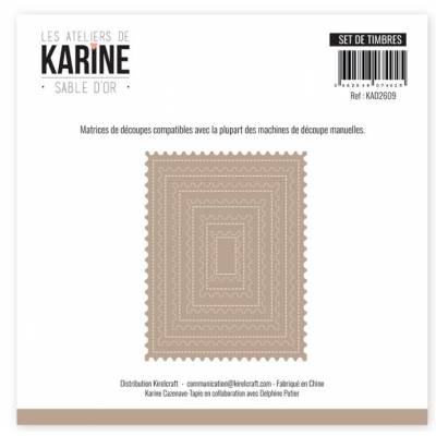 Dies - Collection Sable d'Or - Set de timbres - Les Ateliers de Karine