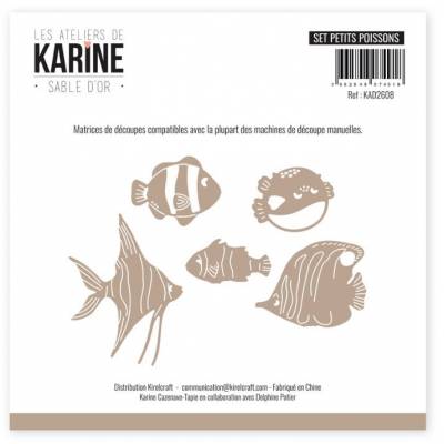 Dies - Collection Sable d'Or - Set Petits poissons - Les Ateliers de Karine