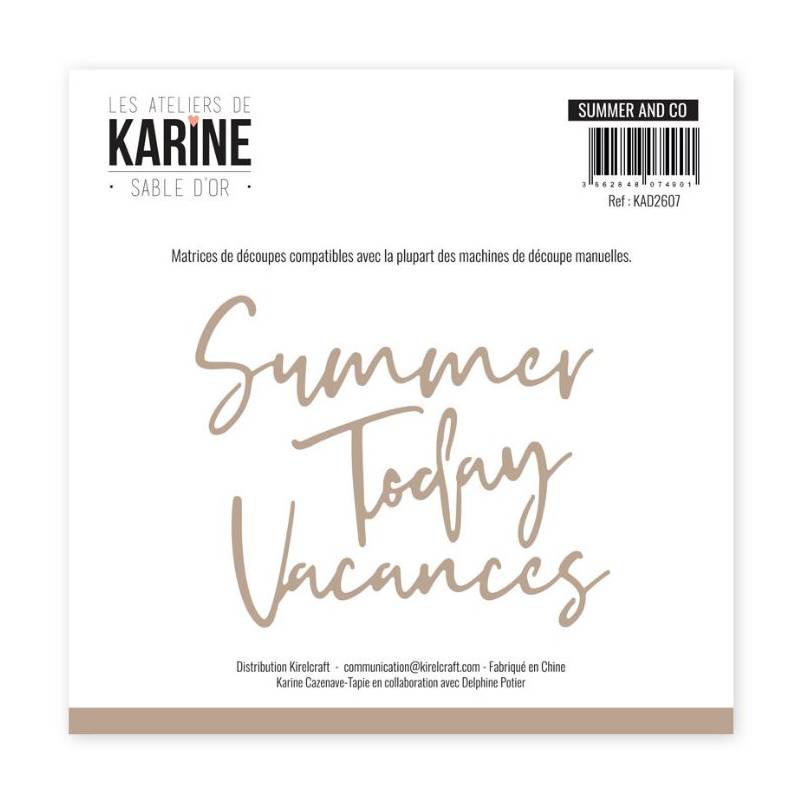 Dies - Collection Sable d'Or - Summer and Co - Les Ateliers de Karine