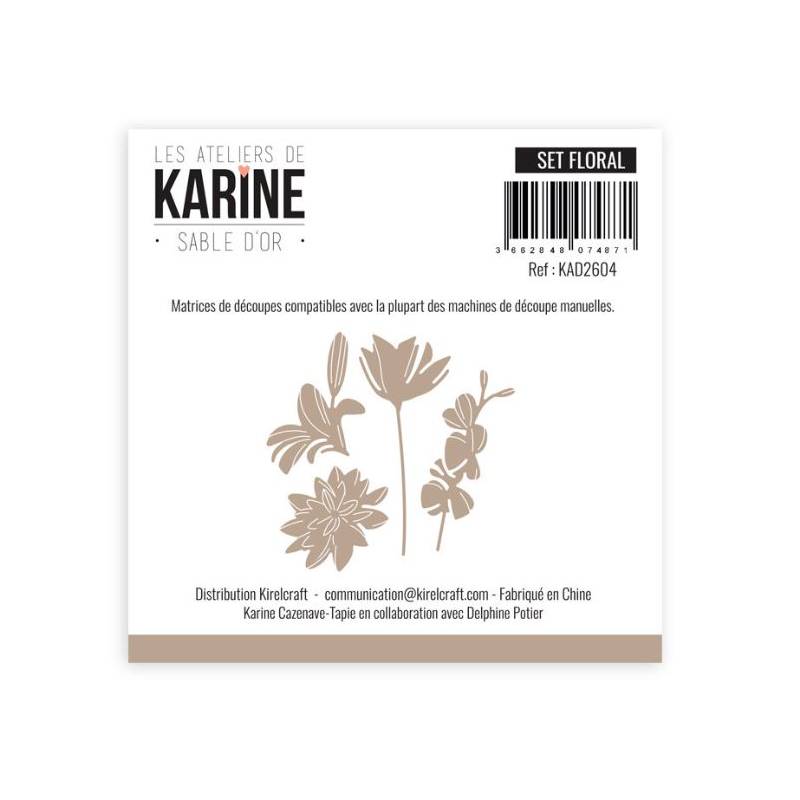 Dies - Collection Sable d'Or - Floral - Les Ateliers de Karine
