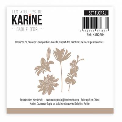 Dies - Collection Sable d'Or - Floral - Les Ateliers de Karine