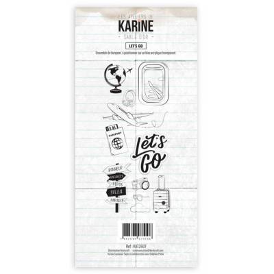 Tampon clear Sable d'or - Let's Go! - Les Ateliers de Karine