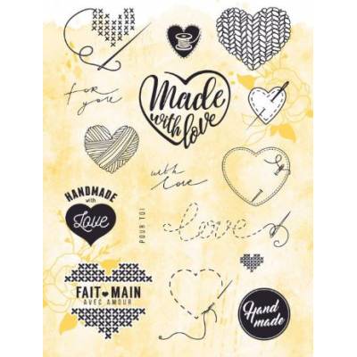 Tampons clear - Florilèges - De fil en aiguille - Du coeur à l'ouvrage