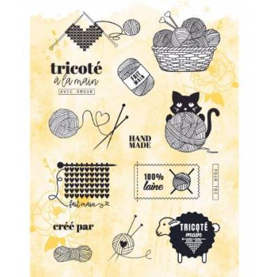 Tampons clear - Florilèges - De fil en aiguille - Team Tricot