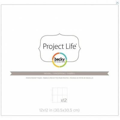 Pochettes 30x30 cm Becky Higgins x12p - 30.5 x2 Design L