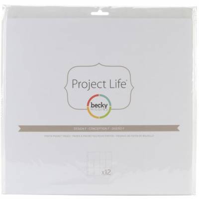 Pochettes 30x30 cm Becky Higgins x12p - 30.5 x2 Design F