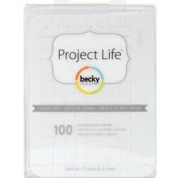 Cartes Project Life - Becky Higgings x 100