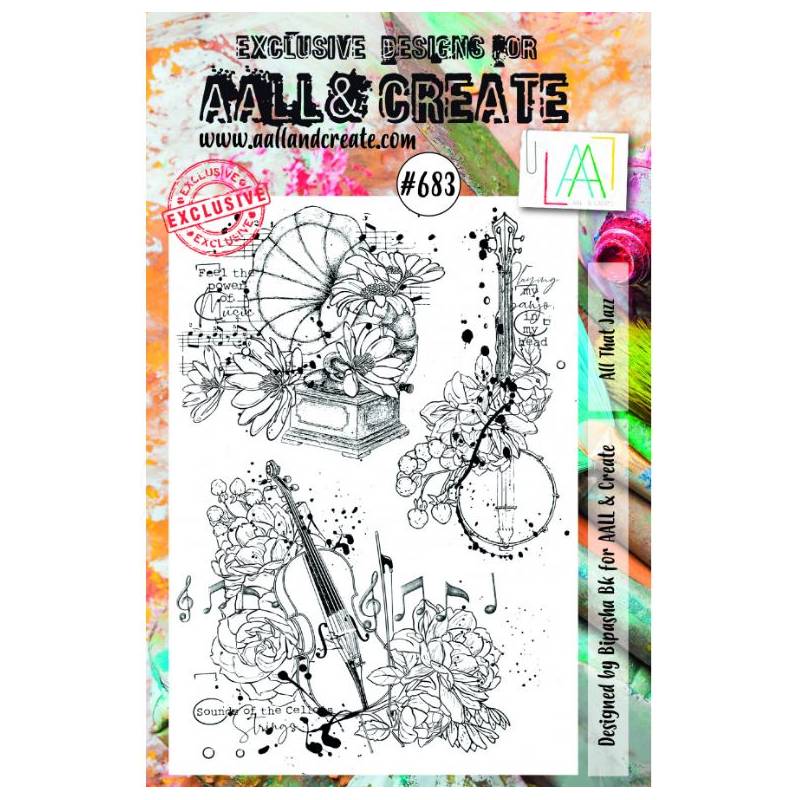 AALL & Create Stamp - 683 - Tout en musique