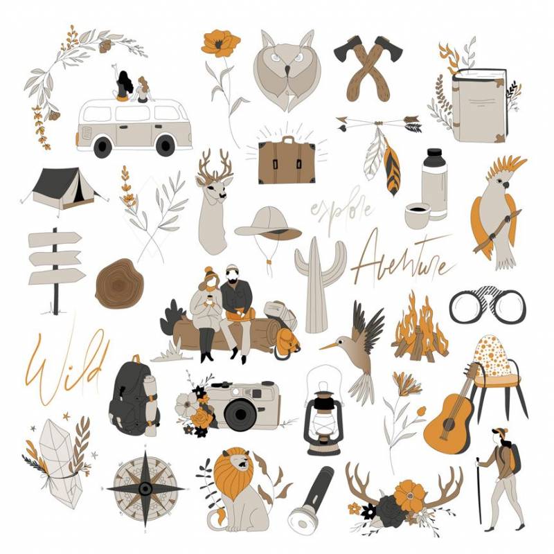 Die Cuts Calques - Nude & Wild