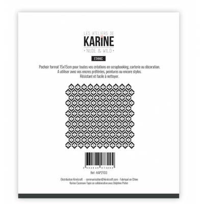 Pochoir - Nude & Wild - Ethnic - Les Ateliers de Karine