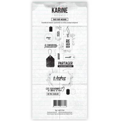 Tampon clear Nude & Wild - Tags sur mesure - Les Ateliers de Karine