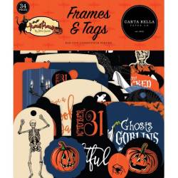 Die Cuts - Echo Park - Frames & Tags - Hocus Pocus