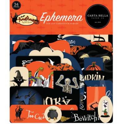 Die Cuts - Carta Bella- Ephemera - Hocus Pocus