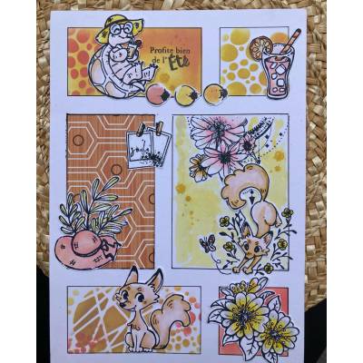 Tampons CartoScrap - Relax