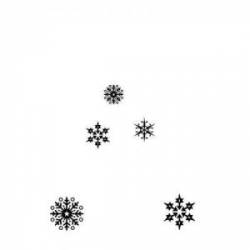 Tampon Clear - Lavinia - Snowflakes