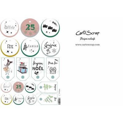 Pack Papier A4 - CartoScrap - Lettre au Père Noël