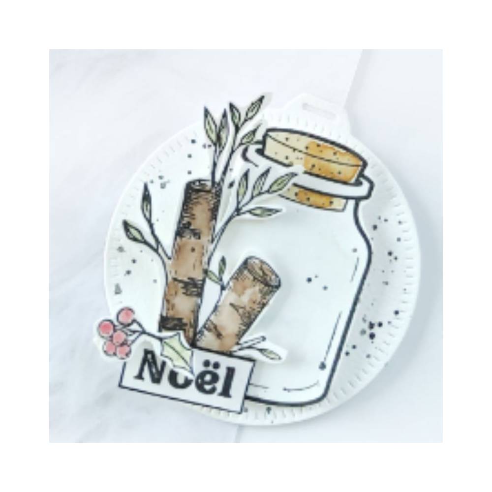 Tampons CartoScrap - Joie d'hiver