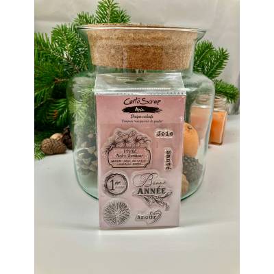 Tampons CartoScrap - Vivre notre bonheur