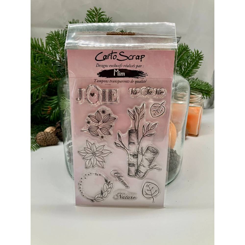 Tampons CartoScrap - Joie d'hiver