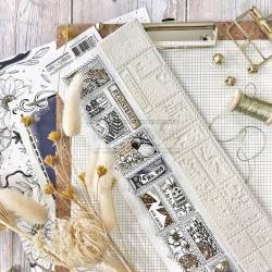 Tampons EZ - Chou & Flowers - Storybook - Frise Timbres
