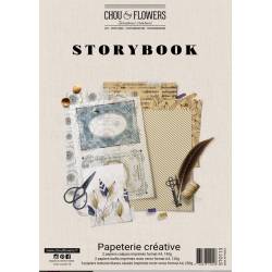 Pack Papiers A4 - Chou & Flowers - Storybook - Creative Storybook