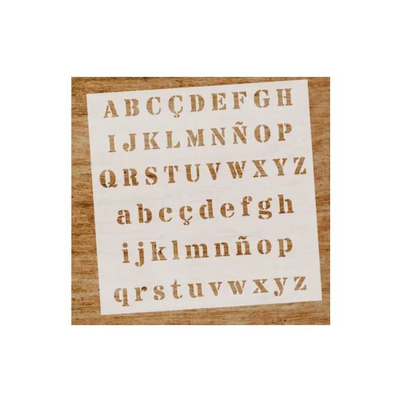 Pochoir Evyre - Alphabet 1