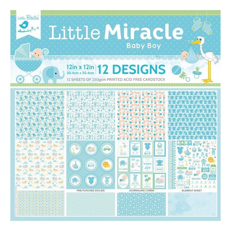 Pack 30x30 - Little Birdie - Little Miracle Baby Boy