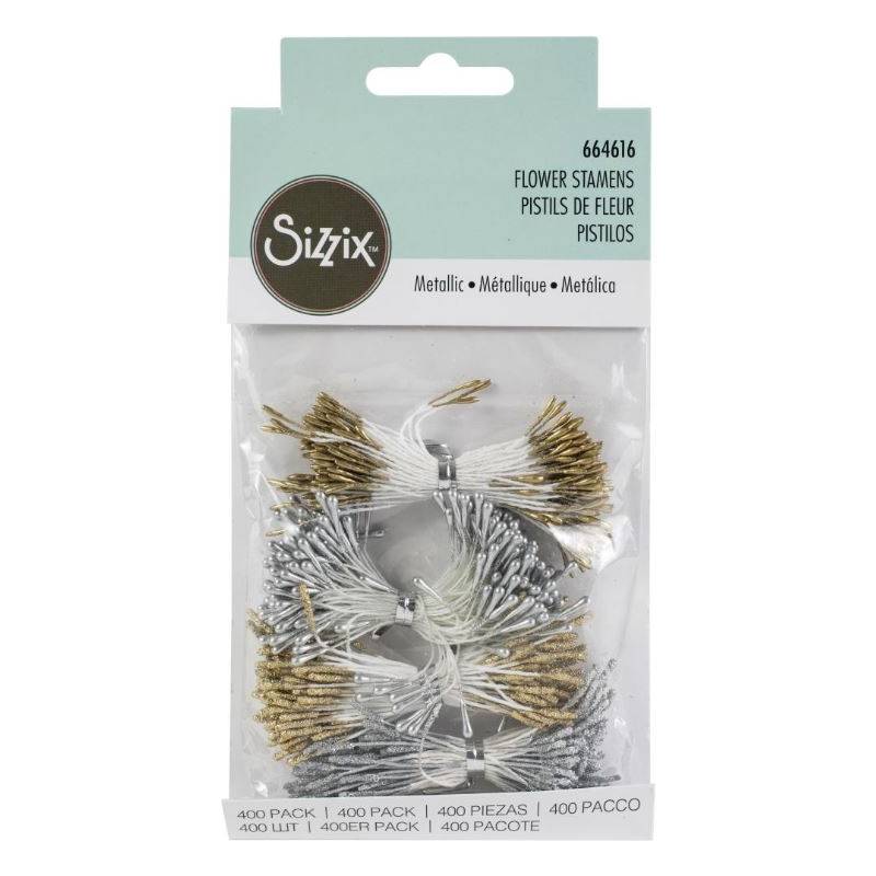 Sizzix- Pistil de fleur - Metallic