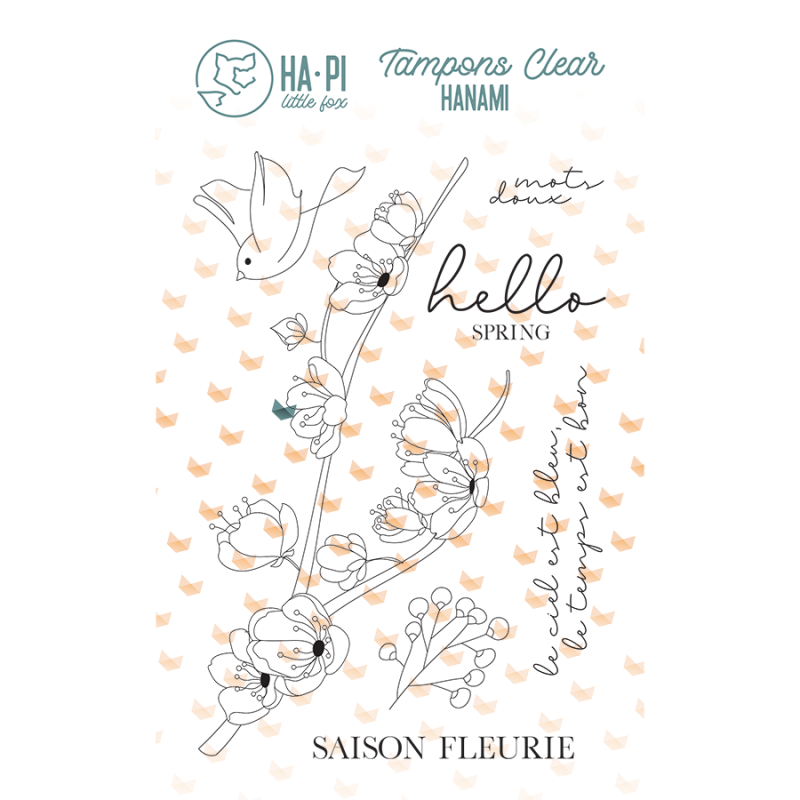 Tampons clear - HA.PI Little Fox - Hanami - Saison fleurie
