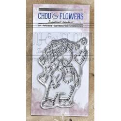 Tampons Clear - Victor - Chou & Flowers -