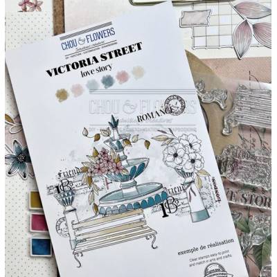 Tampons Clear - Love Story- Chou & Flowers