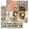 Pack Papiers 30 x 30 - TandiArt - Just a girl with a bear