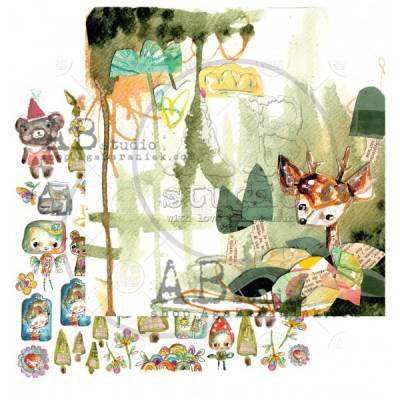 Pack Papiers 30 x 30 - TandiArt - Magic Whispers of fairytales