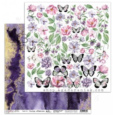 Pack Papiers 30 x 30 - TandiArt - Sunday Afternoon