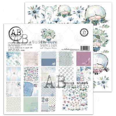 Pack Papiers 30 x 30 - ABstudio - Spring Lady XL