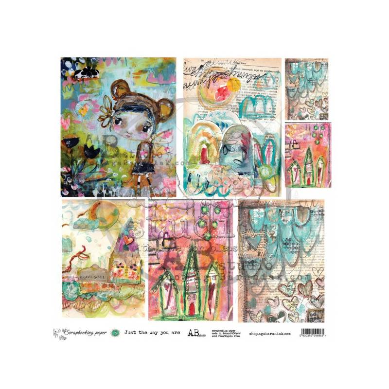 Elements ABStudio &TandiArt - Just the way you are- 30 cm x 30 cm