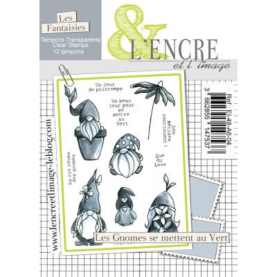 Tampons L'Encre & l'Image - Les Gnomes se mettent au Vert