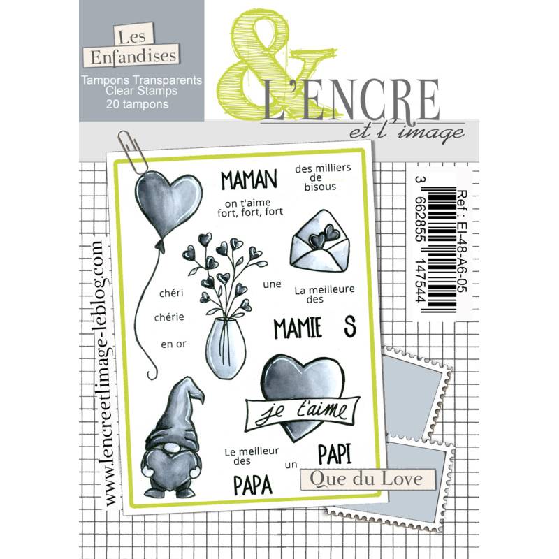 Tampons L'Encre & l'Image - Que du Love