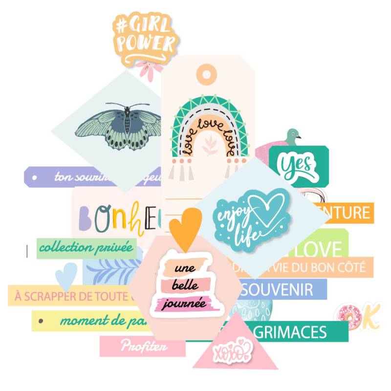 Rainbow - Die Cuts - Les Ateliers de Karine