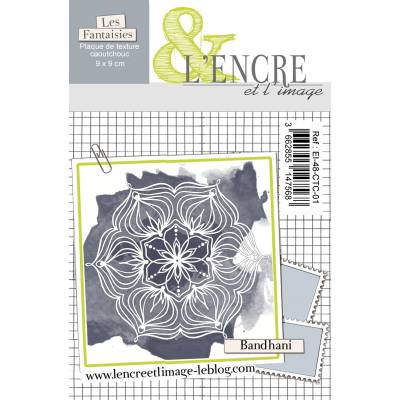 Plaque de Caoutchouc - Bandhani - L'Encre et l'Image