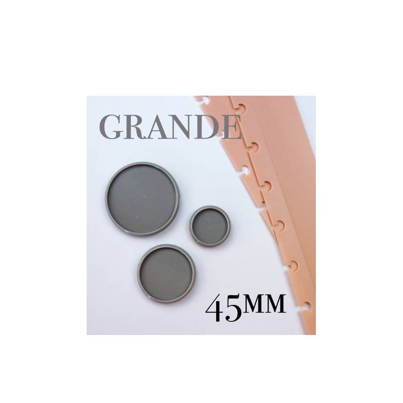 Disques à relier - Alua Cid - 45 mm Opaque Gris