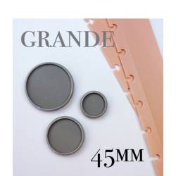 Disques à relier - 45 mm Opaque Gris