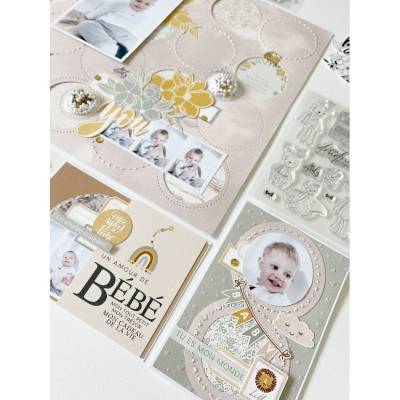 Kit Papiers Imprimés Florilèges - A Petits Pas - Boy - 30.5 X 30.5